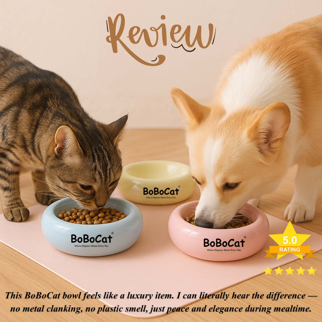 BoBoCat Premium Ceramic Pet Bowl